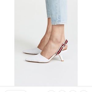 Jaggar Kitten Leather Pump Gross grain bow EU 38